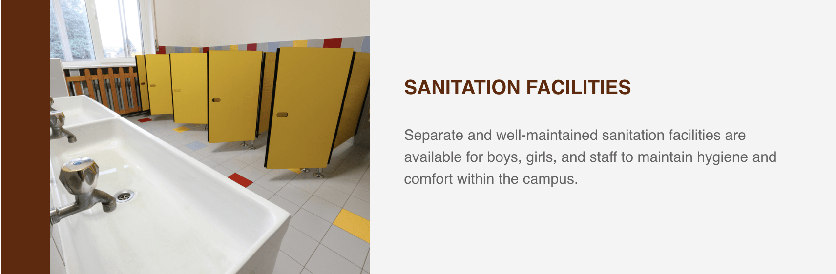 Sanitation Facilities